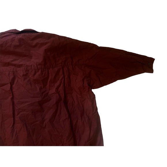 Size 1 One Urban Research Doors Red Button Shirt Dress Long Slv DR86-26M603 - Picture 4 of 6